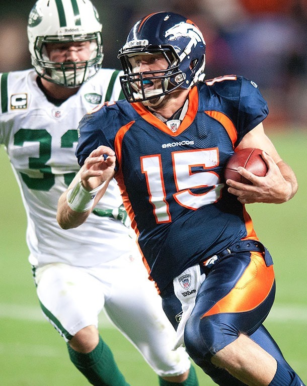 New Tim Tebow Denver Broncos Jets Illustration/ Print Sn Only 