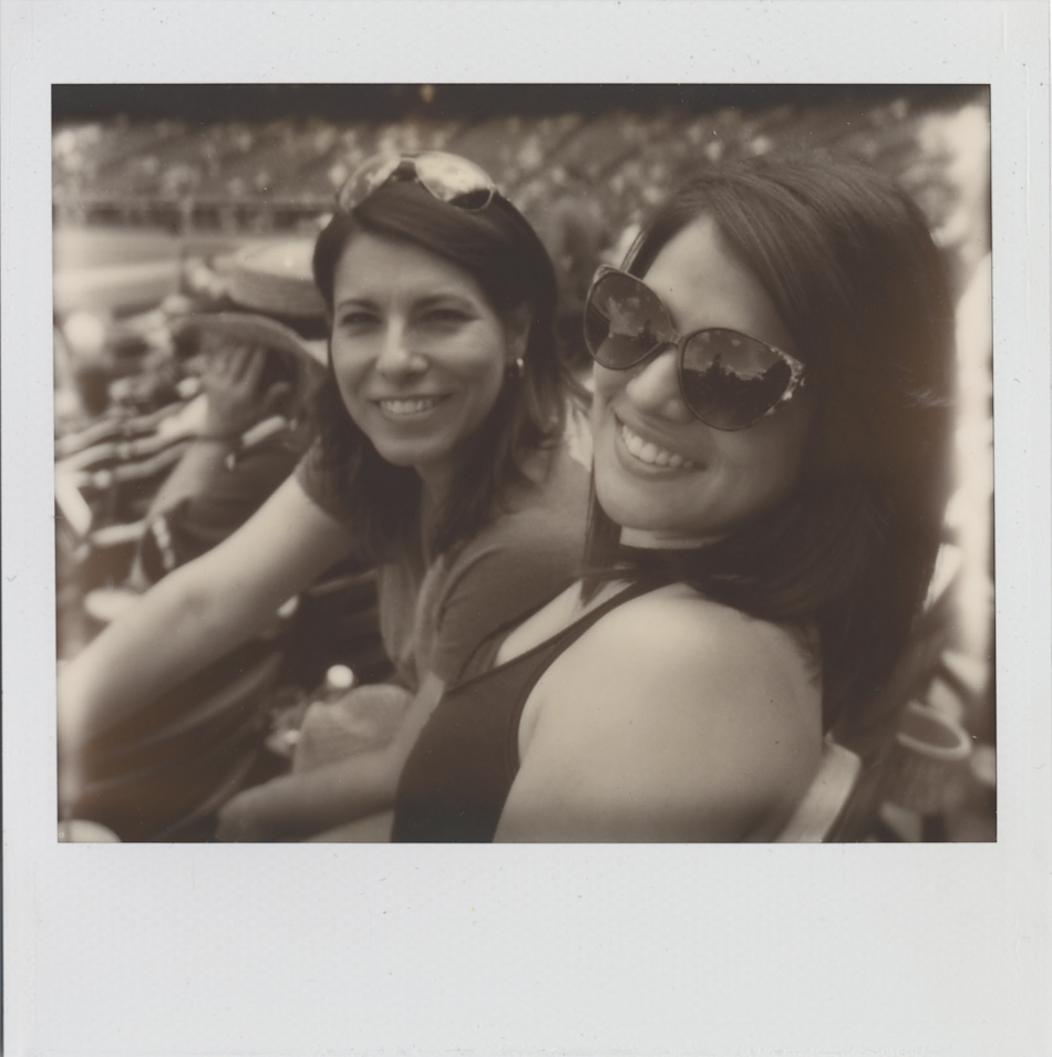 Monica and Enedina at Coors Field for the Giants-Rockies game.