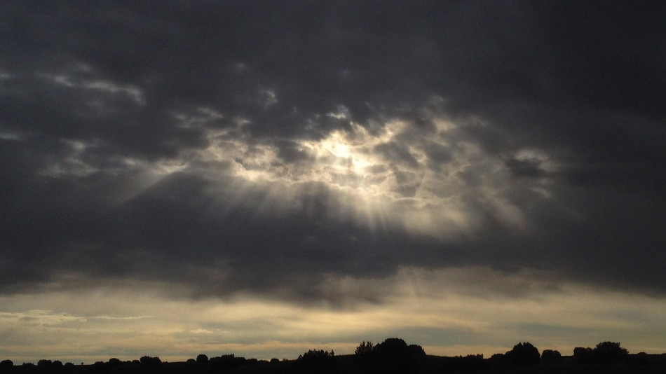 The mornng sky last week while running the dogs out at the Redgate trails. Photo by Mike Sweeney/©2014